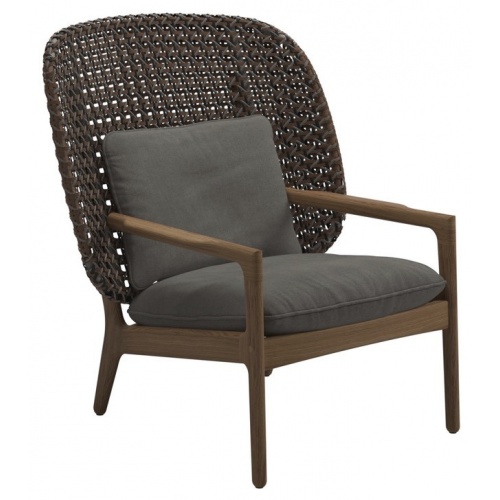 Kay High Back Outdoor Lounge Chair 7