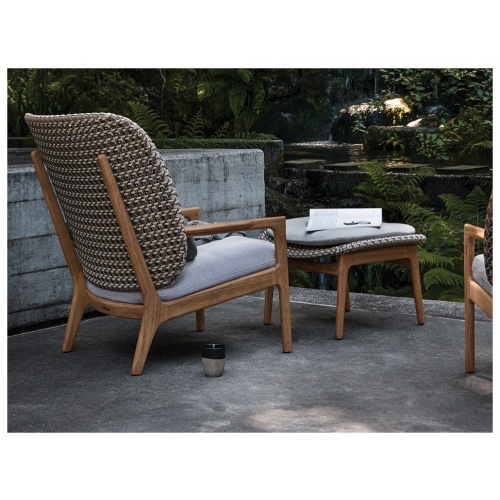 Kay High Back Outdoor Lounge Chair 9