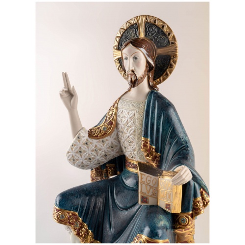 Romanesque Christ Sculpture. Limited Edition 14