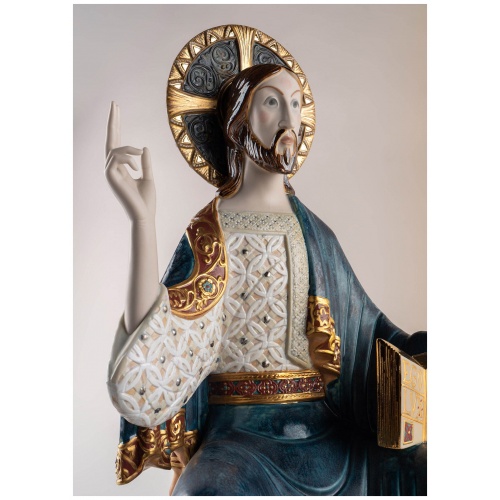 Romanesque Christ Sculpture. Limited Edition 19