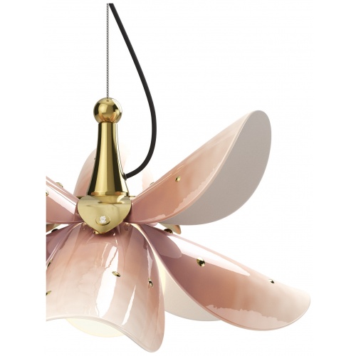 Blossom Hanging Lamp. Pink and Golden Luster. (CE/UK) 6