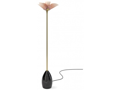 Blossom Floor Lamp. Pink and Golden Luster. (UK)