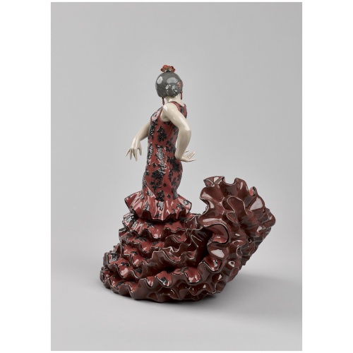 Flamenco Flair Woman Sculpture. Red 9