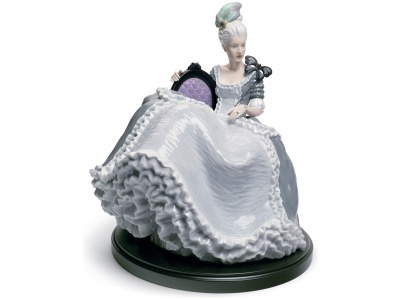 Rococo Lady at The Ball Figurine