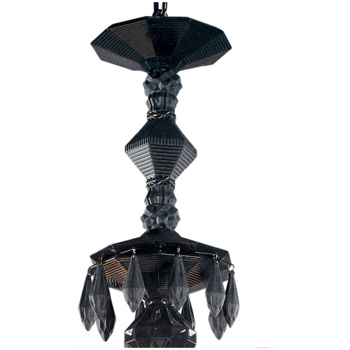 Belle de Nuit 24 Lights Chandelier. Absolute Black (CE/UK) 5