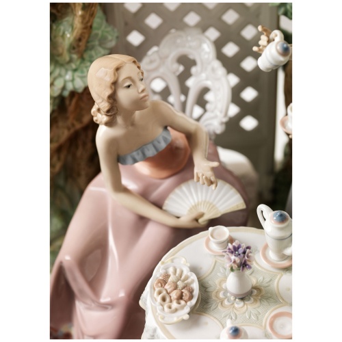 Tea in The Garden Women Sculpture. Limited Edition 8