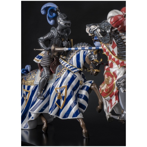 Medieval Tournament Sculpture. Limited Edition 5