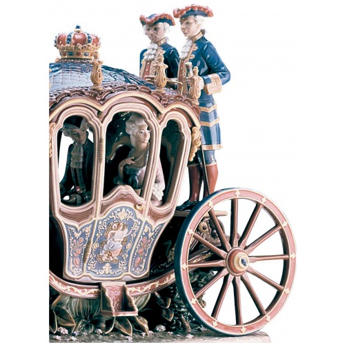 XVIIIth Century Coach Sculpture. Limited Edition 8