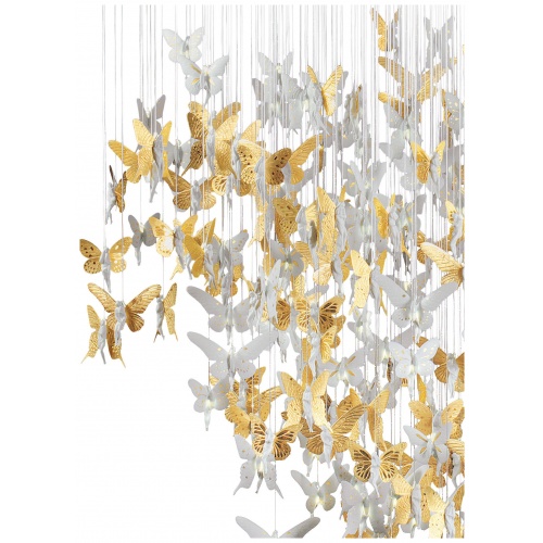 Niagara Chandelier 1.10m. Golden Luster (CE/UK) 6