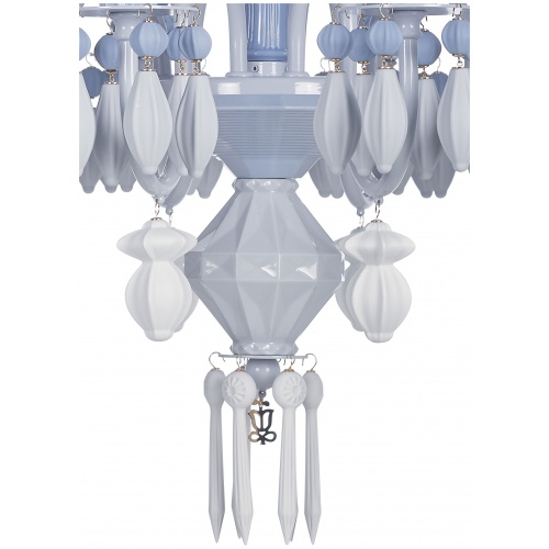 Belle de Nuit 12 Lights Chandelier. Blue (CE/UK) 8