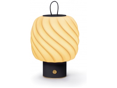 Ice Cream Portable Lamp. Medium. Black