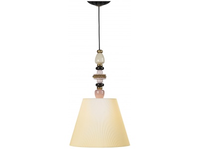 Firefly Ceiling Lamp. Pink and Golden Luster. (CE/UK