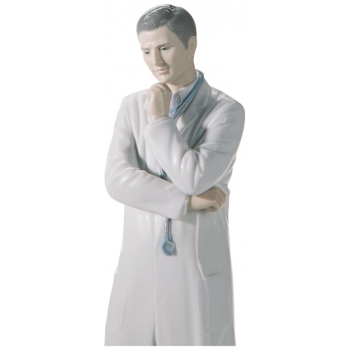 Male Doctor Figurine. Fair skin 5