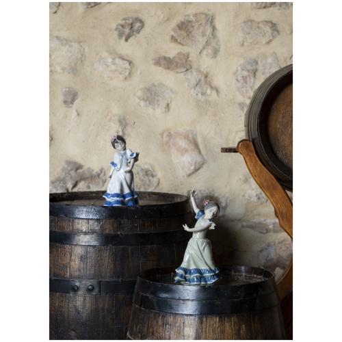 Juanita Flamenco Dancer Girl Figurine. Blue 5