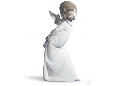 Curious Angel Figurine