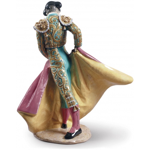 Matador Man Sculpture. Green Outfit. Limited Edition 8