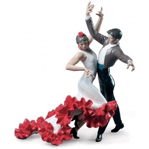 Flamenco dancers Couple Figurine 5