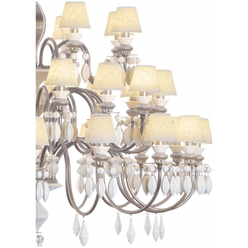 Belle De Nuit 40 Lights Chandelier. Silver Luster (CE/UK) 7