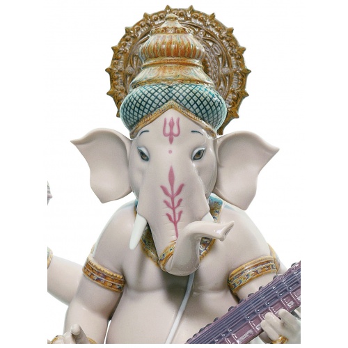 Veena Ganesha Figurine 5