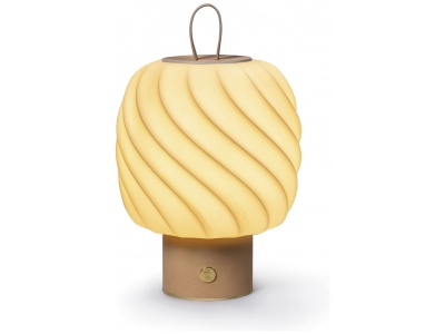 Ice Cream portable lamp. Medium. Nude