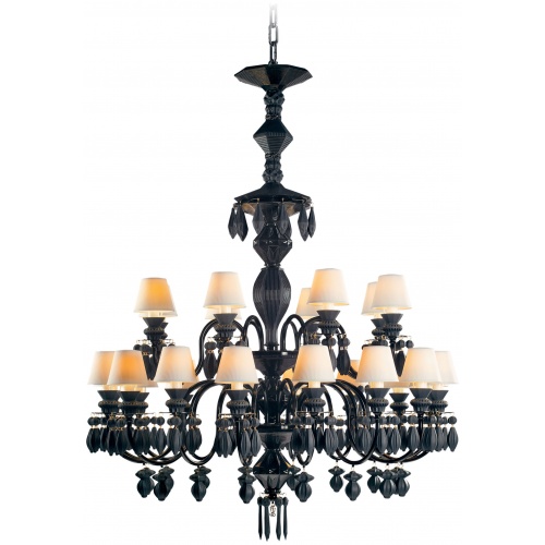 Belle de Nuit 24 Lights Chandelier. Absolute Black (CE/UK) 6