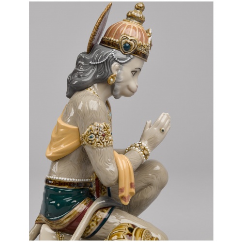 Lakshman and Hanuman Sculpture. Limited Edition 12