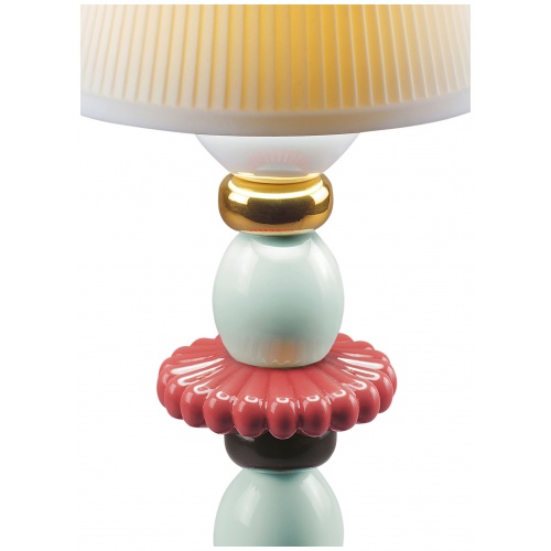 Lotus Firefly Golden Fall Table Lamp. Red Coral 5