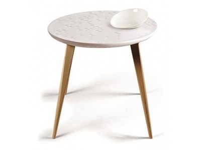 Frost Moment Table. With bowl. Oak 3