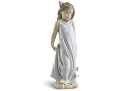 Friend of The Butterflies Girl Figurine