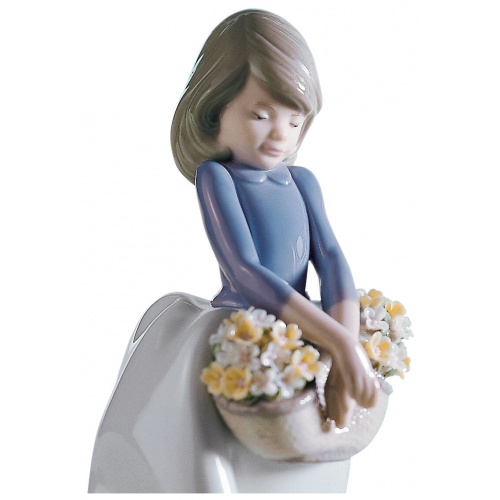 May Flowers Girl Figurine 5