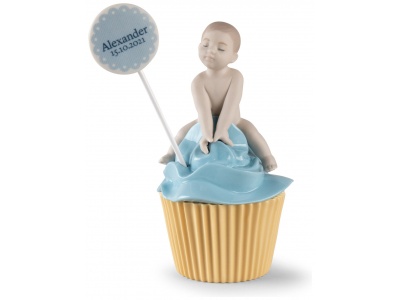 My sweet Cupcake. Boy Figurine. Customizable