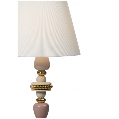 Firefly Table Lamp. Pink and Golden Luster. (UK) 5