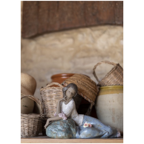 Meditative Moment Woman Figurine 5