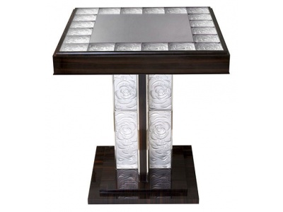 Roses Pedestal table by Pierre-Yves Rochon