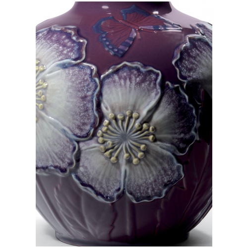 Poppy Flowers Vase. Limited Edition 5