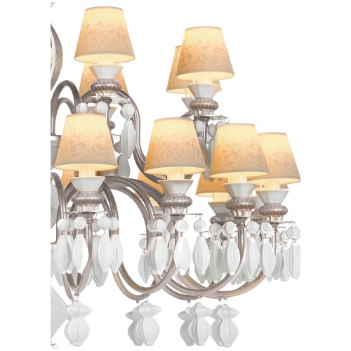 Belle De Nuit 24 Lights Chandelier. Silver Luster (CE/UK) 7