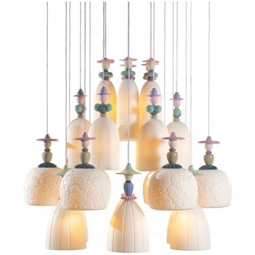 Mademoiselle 24 Lights Strolling through Blossoms Chandelier (CE/UK) 6