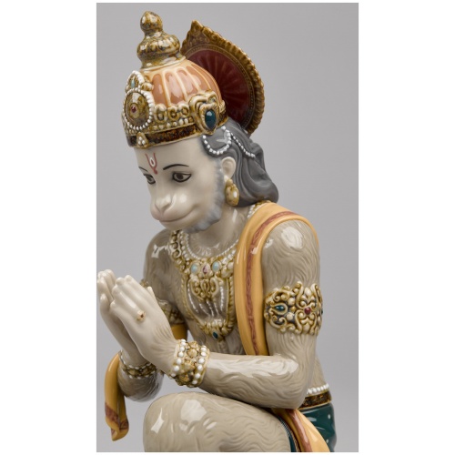 Lakshman and Hanuman Sculpture. Limited Edition 13