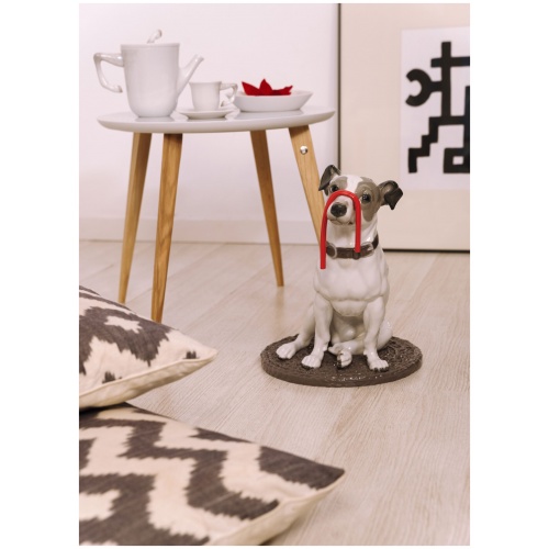 Jack Russell with Licorice Dog Figurine 8