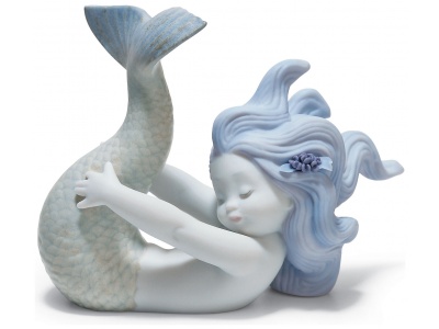 Playing at Sea Mermaid Figurine