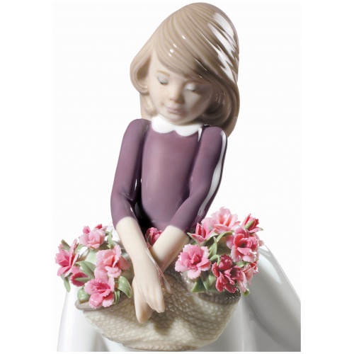 May Flowers Girl Figurine. Special Version 5