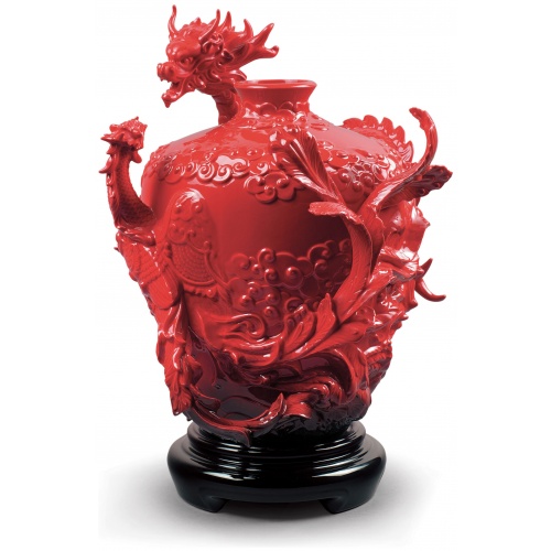 Dragon and Phoenix Vase 5