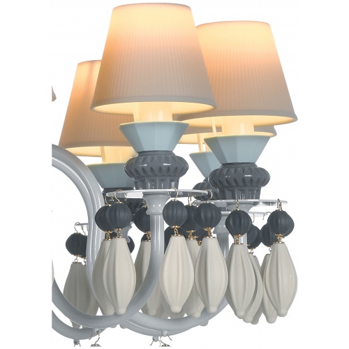 Belle de Nuit 12 Lights Chandelier. Black (CE/UK) 5