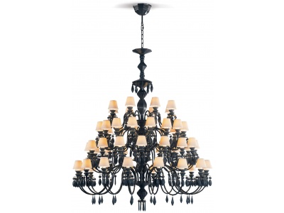 Belle de Nuit 56 Lights Chandelier. Absolute Black (CE/UK)