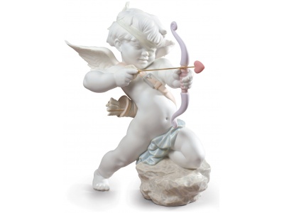 Straight to The Heart Cupid Angel Figurine