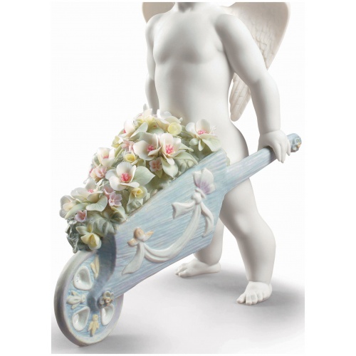 Celestial Flowers Angel Figurine 5