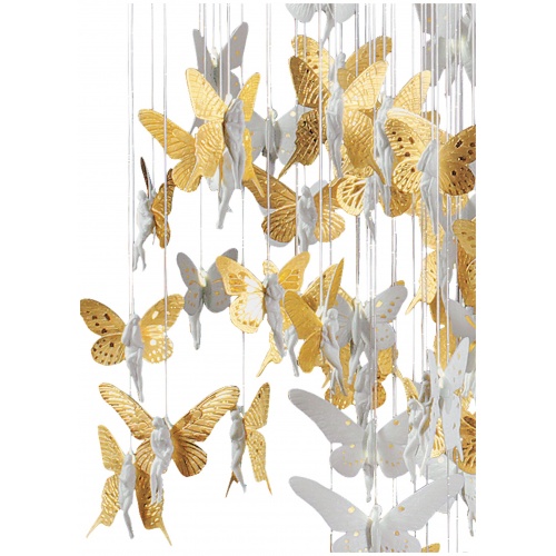 Niagara Chandelier 2m. Golden Luster (CE/UK) 8