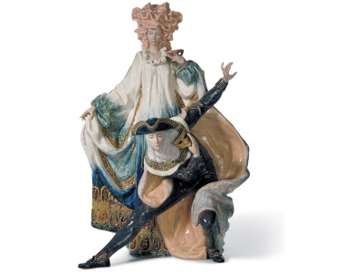 Venetian Carnival Couple Sculpture. Limited Edition