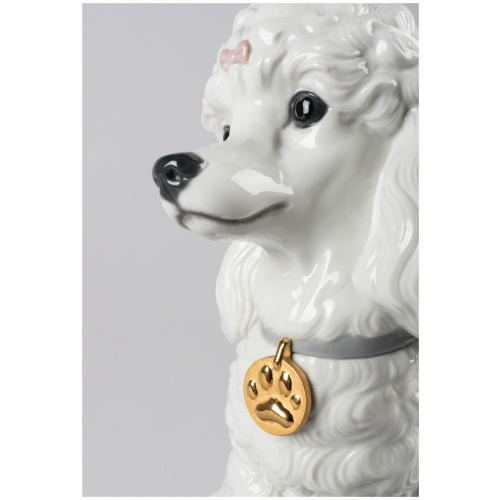 Poodle with Mochis Dog Figurine 8