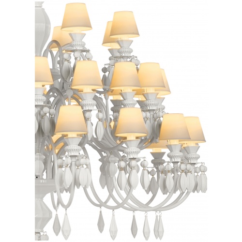 Belle de Nuit 40 Lights Chandelier. White (CE/UK) 5